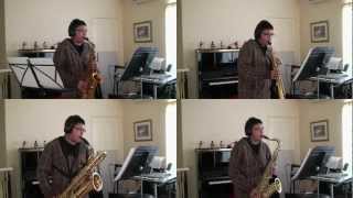 Miniatura del video "Saxophone Quartet: Merry Christmas Medley"