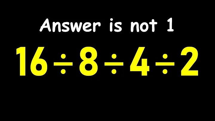 Most People Get This Math Question Wrong!