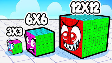 Becoming The Biggest RUBIKS CUBE To Eat MY CRAZY FAN GIRLS...