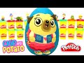 Huevo Sorpresa Gigante de Chip y Potato en Español de Plastilina Play Doh