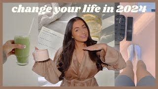 24 life changing habits you NEED for 2024 | how to actually level up & glow up for the best year