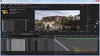 How to make sequence layers in After effects  بعمل تتابع لمجموعه ملفات سواء صور او فيديوهات