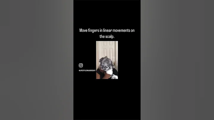 How to prevent tangles, knots & breakage when shampooing your hair. Read more in description #shorts