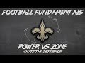 Football Fundamentals: Power Blocking vs. Zone - How the Saints use Ingram/Kamara in both