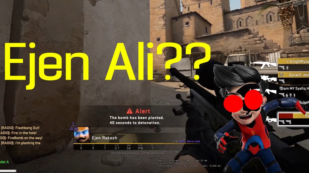 CSGO dengan Ejen Ali - CSGO Matchmaking - YouTube