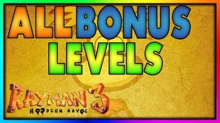 Rayman 3: Hoodlum Havoc | ALL BONUS LEVELS