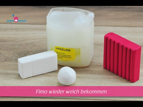 Fimo Knete hart geworden? So wird sie wieder weich!