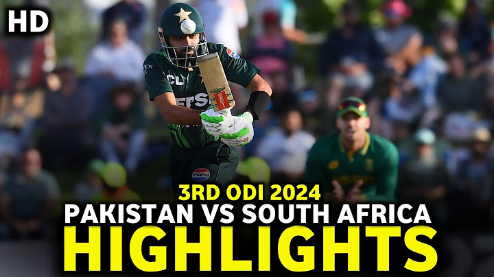 Pakistan vs South Africa 3rd ODI Highlights | PAK vs SA 2024 | PAK vs SA 3rd ODI Highlights 2024