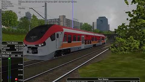 Open Rails Route CMK test Timetable WKD