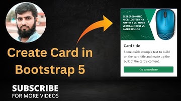 37. How to Create a Responsive Card in Bootstrap 5 | Step-by-Step Tutorial for Beginners