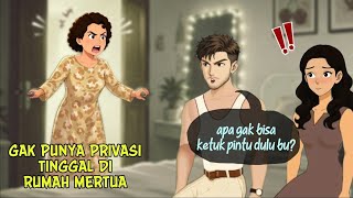 TINGGAL SEATAP DENGAN MERTUA_TAPI PRIVASIKU TIDAK DI HARGAI || DRAMA ANIMASI #animasi