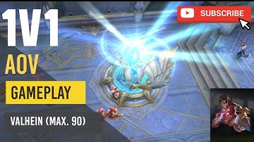 1v1 AOV Valhein gameplay | WitcherM7 | Noob gameplay AOV bd 2022