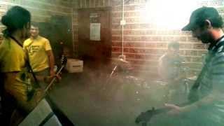 Tube Amp catches on fire but we go on!