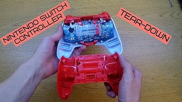 Nintendo Switch wireless controller tear-down.