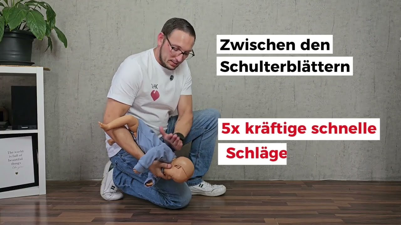 Maßnahme Rückenschläge Verschlucken