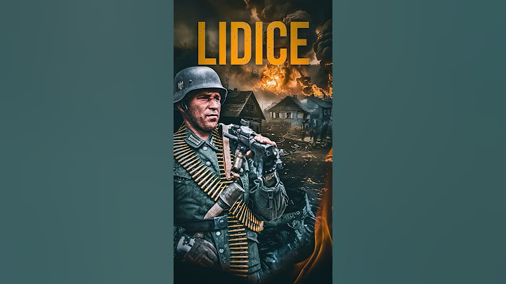 Proč NACISTÉ VYHLADILI LIDICE? 🇨🇿💀 #ww2 #army #history