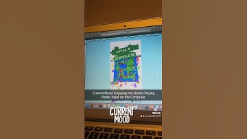 Current Mood Enjoying the Game Playing Roller Splat on the Computer