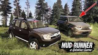 ДАСТЕР БРОСИЛ ВЫЗОВ УАЗу ПАТРИОТ! КТО КРУЧЕ НА БЕЗДОРОЖЬЕ??? SpinTires:MudRunner