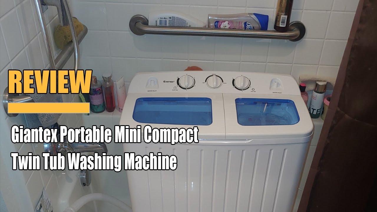 KUPPET Compact Twin Tub Portable Mini Washing Machine - Review