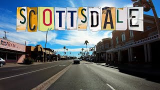 Scottsdale 4k | Driving Downtown | Arizona, USA