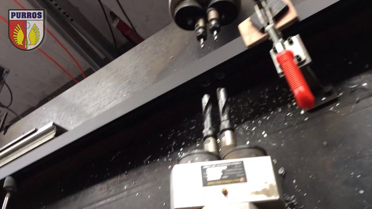 Self Feed Drill Units & Adjustable 2 Spindles Drill Head for Aluminium Machining - Purros Machinery