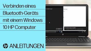 Verbinden eines Bluetooth-Geräts mit einem Windows 10 HP Computer | HP  Support - YouTube