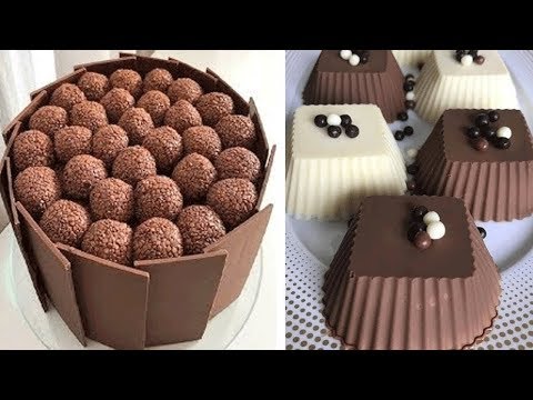most-satisfying-chocolate-cake-decorating-tutorials-|-top-10-easy-chocolate-cake-decorating-ideas