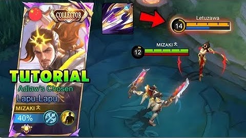 TOP GLOBAL LAPU-LAPU 90% WINRATE SECRET TRICK FULL TUTORIAL 2025