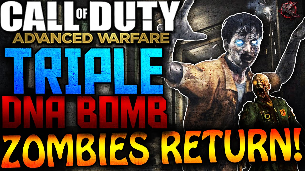 COD Advanced Warfare - TRIPLE DNA BOMB - Zombies in Advanced Warfare! (COD AW Zombies)