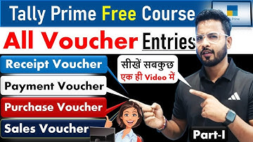 Tally All Voucher Entry | Purchase, Sales, Payment, Receipt | Tally Prime