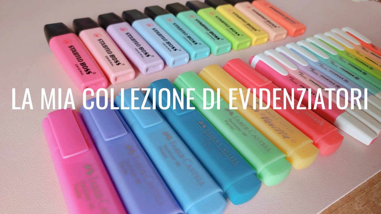 la mia collezione di evidenziatori ~