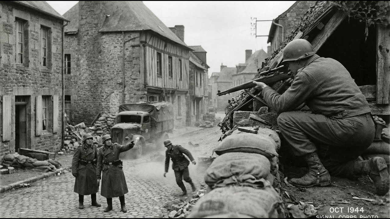They Banned His “Barn Roof Sniper Nest” — Until It Stopped an Entire Patrol | WWII Documentary
