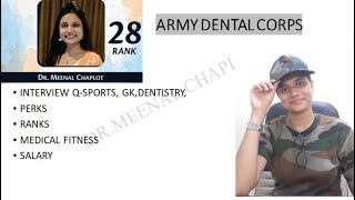 Army dental corps interview questions