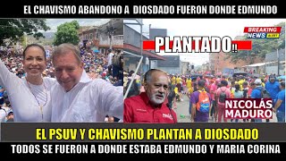 SE PRENDIO! EL PSUV PLANTA A DIOSDADO en La Victoria SE FUERON DONDE EDMUNDO y MARIA CORINA