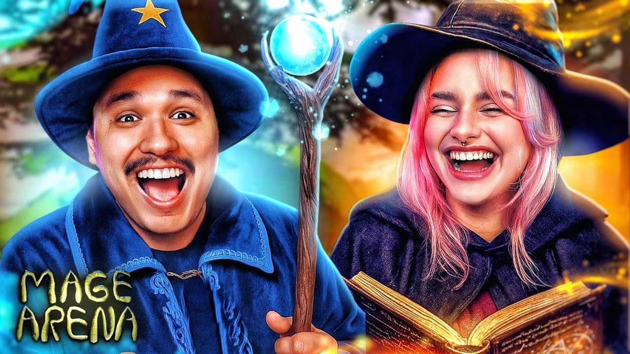 6 LUNÁTICOS TENTANDO JOGAR MAGE ARENA