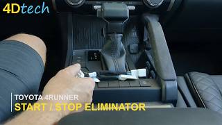 Toyota 4Runner DISABLE Auto Start/Stop Feature - Turn ON and OFF permanently! [2025-2026]