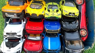 Box Full of Model Cars /Hummer Car, BMW M4 Car, McLaren Senna Car, GTR R50 Car, Lamborghini Car