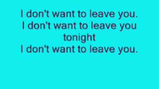 Scouting For Girls - Don&#39;t Want To Leave You  (Silly Song) - Lyrics