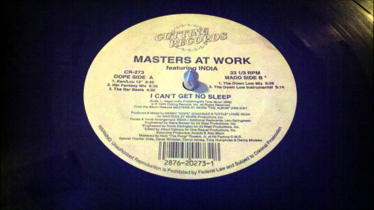 Masters At Work - I Can't Get No Sleep
