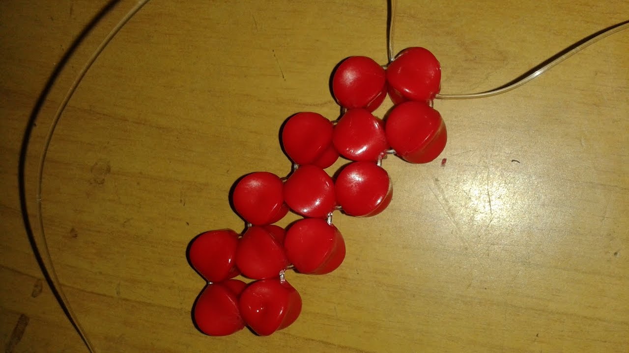 طريقة عمل الغرزة الرباعية بالخرز والتخلص من الخيط القديم وتركيب الخيط الجديد