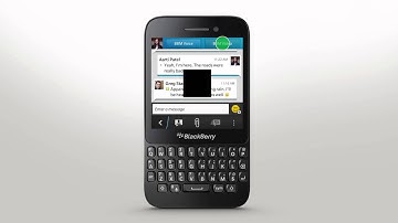 BBM Video with Screen Share BlackBerry Q5   Official How To Demo