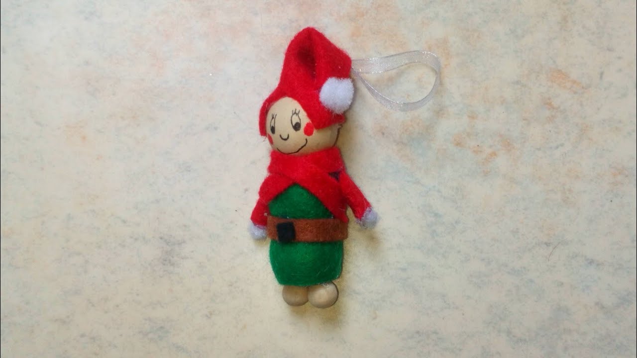 Tuto Petit Lutin de Noël 🤶 - YouTube
