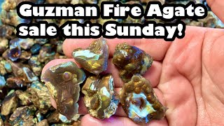 Celebrity Guzman Fire Agate sale this Sunday! Profile