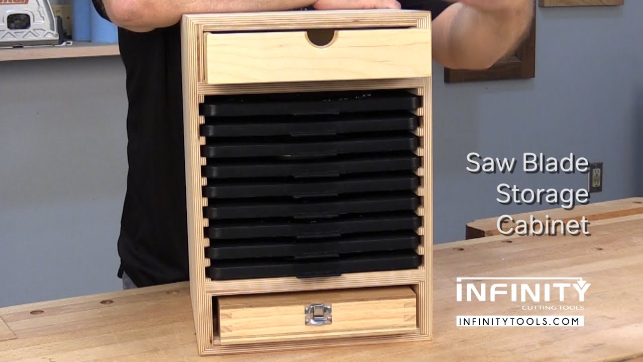 Infinity Cutting Tools - Building a Saw Blade Storage Cabinet - YouTube