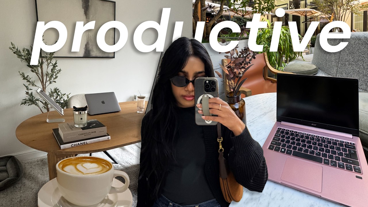 Productive days in my life | iphone 18, cafes & shopping