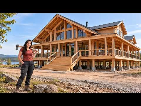 Woman Builds an Entire House by Herself for the First Time | Start to Finish