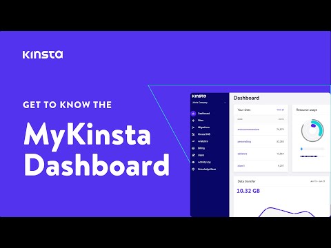 Get to Know the MyKinsta Dashboard