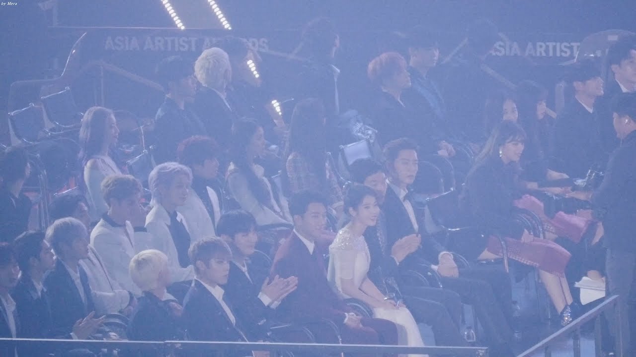 181128 트와이스(TWICE),방탄소년단(BTS),아이유(IU),인기상 수상소감 Reaction  [4K] 직캠 by Mera