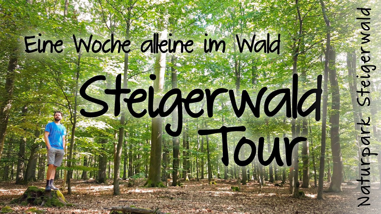 Ein Woche alleine im Wald - Steigerwald Tour