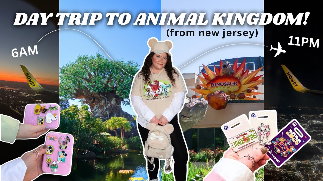 Видеоблог из Animal Kingdom! *Однодневная поездка из Нью-Джерси*